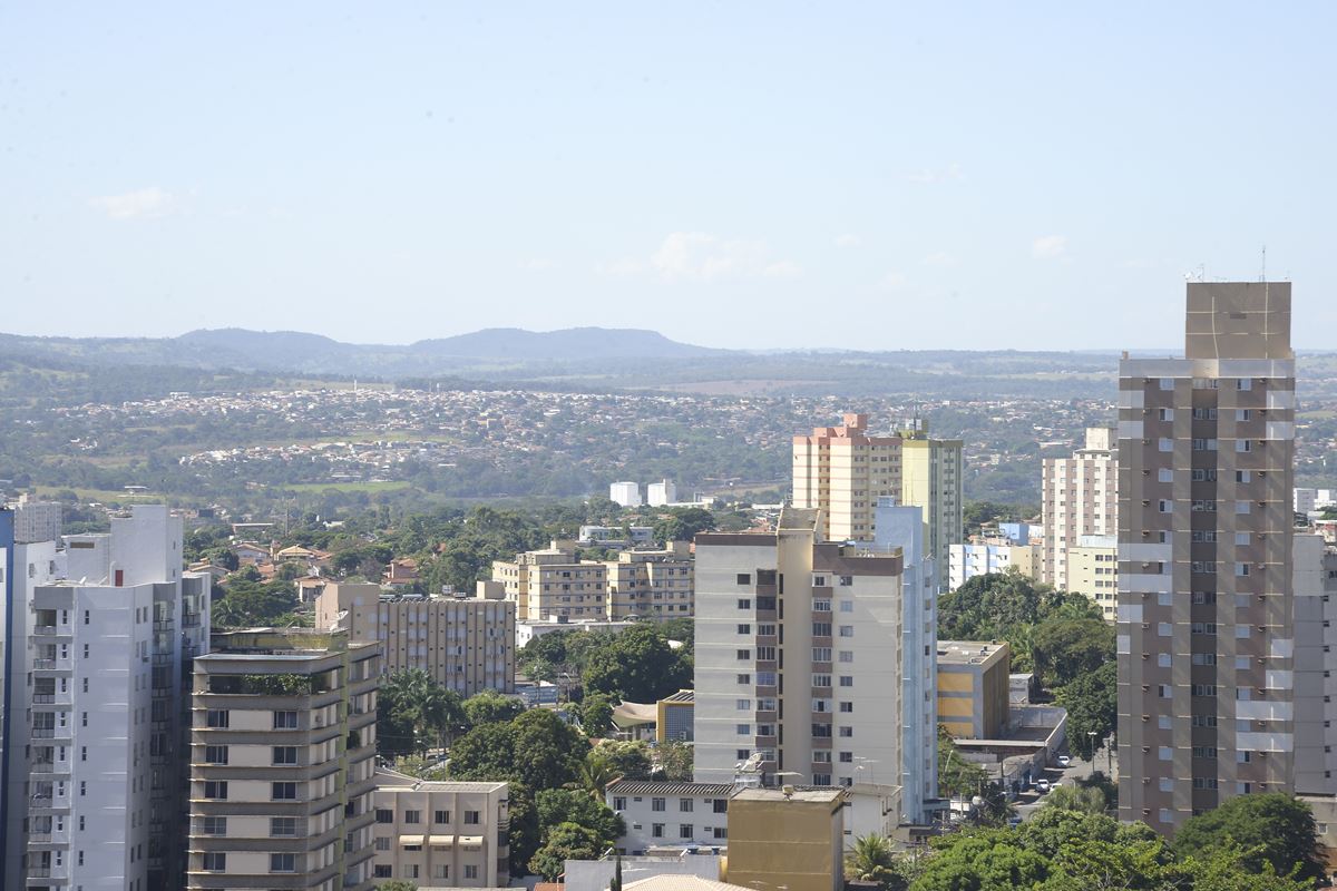 Vista de Goiânia a partir do Hospital das Clínicas da UFG